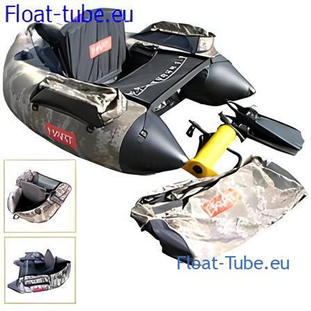 Pack float tube hart camo vi defender