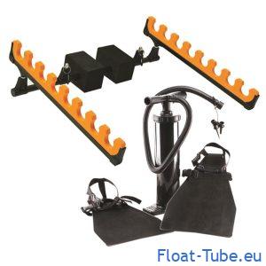 Accessoires pack float tube devaux kayak cap v2000 chartreuse