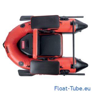 Vue dessus float tube hart the sikkario x forward